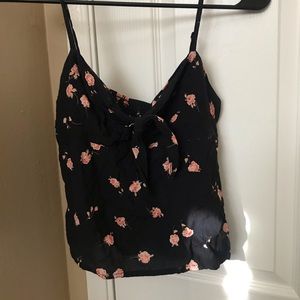 Floral Sasha tie tank